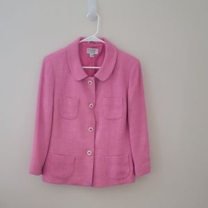 Talbots vintage Jacket in Fuschia pink. Size 12.